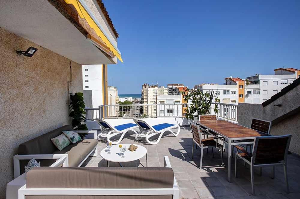 Atico Terrazas Playa Gandia Apartment Playa de Gandia Exterior photo